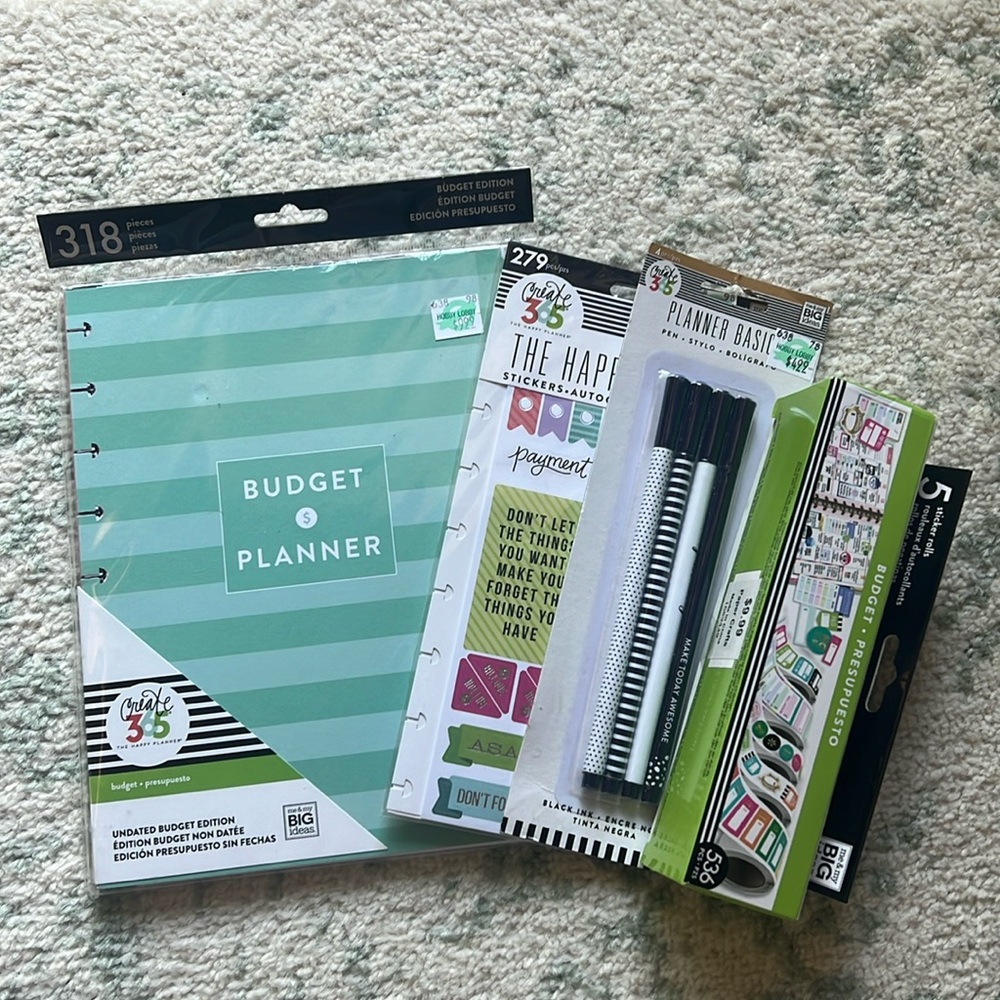 NWT The Happy Planner Budget Bundle